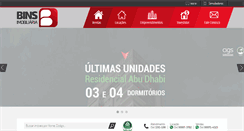 Desktop Screenshot of binsimobiliaria.com.br